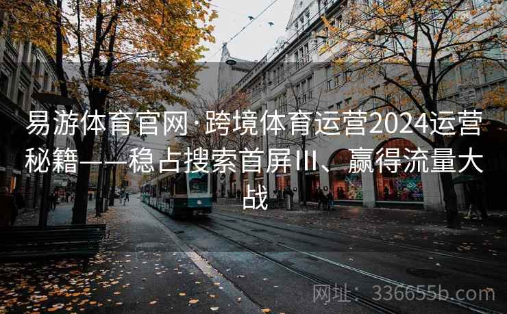 易游体育官网·跨境体育运营2024运营秘籍——稳占搜索首屏Ⅲ、赢得流量大战