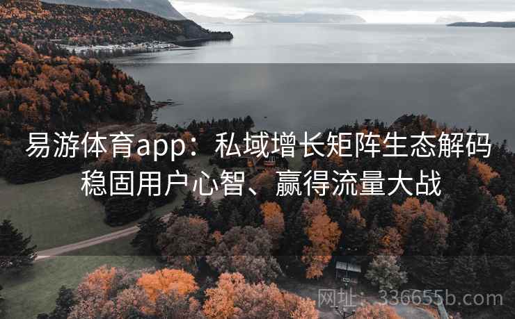易游体育app：私域增长矩阵生态解码 稳固用户心智、赢得流量大战