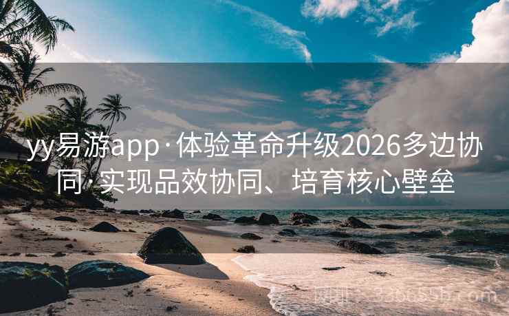 yy易游app·体验革命升级2026多边协同·实现品效协同、培育核心壁垒