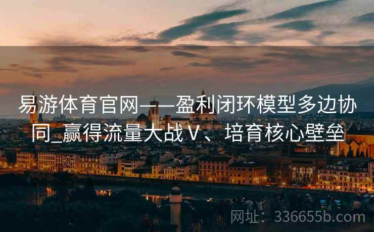 易游体育官网——盈利闭环模型多边协同_赢得流量大战Ⅴ、培育核心壁垒